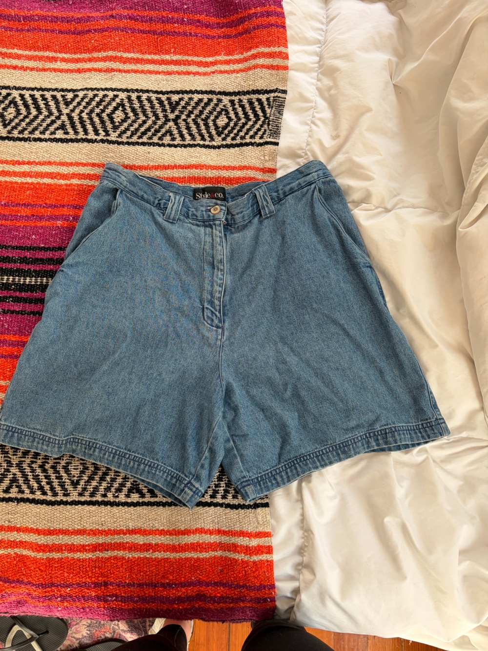 Style & Co. Classic Light Blue Denim Shorts